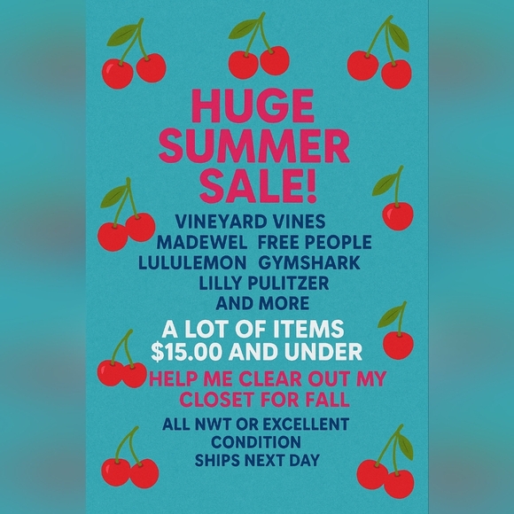 Huge Summer Sale - Picture 1 of 4